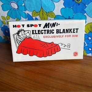Vintage novelty‎ gag gift Hot Spot Mini Electric Blanket - Just for him
